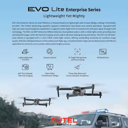 Autel EVO Lite 640T Profesyonel Termal Drone