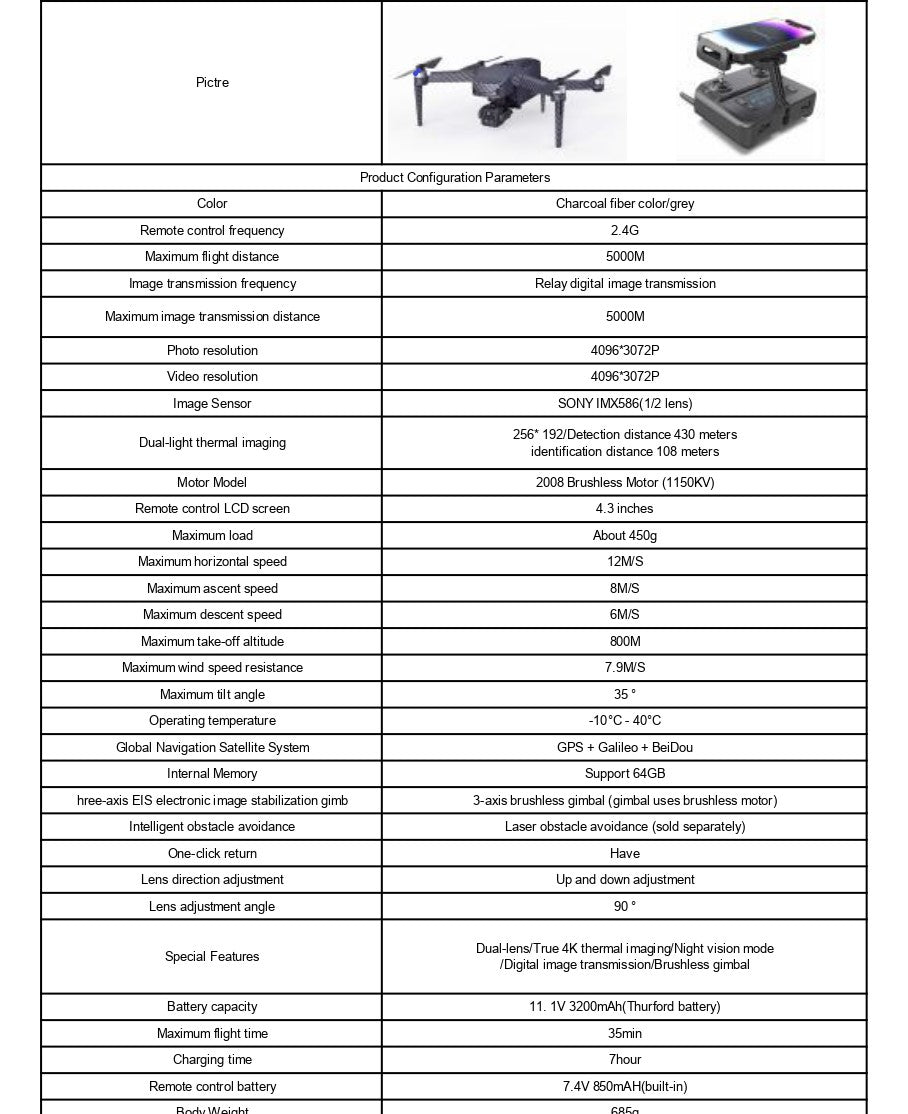 Dual Termal Kameralı Drone