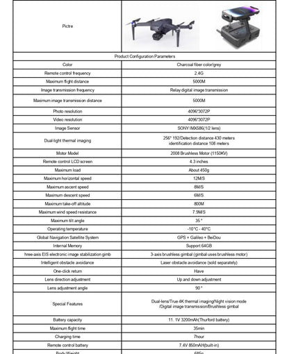 Dual Termal Kameralı Drone